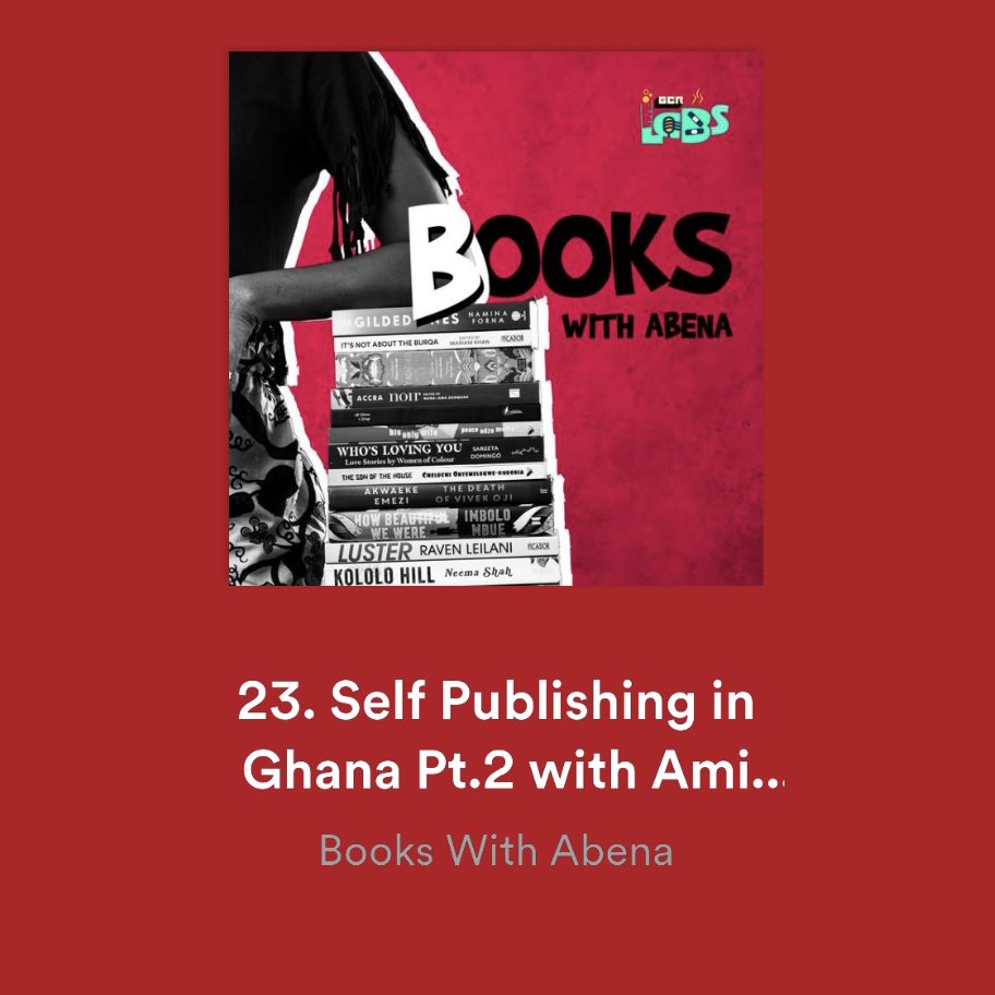 AbenaMaryann's tweet photo. I have two episodes on Self Publishing on my podcast! For those of you considering self publishing, go ahead, take a listen.

Listen 🎧 here:

Spotify : https://t.co/MalTf1i0cj

Apple Podcast: https://t.co/4ifF1Gw7DC

Google Podcast: https://t.co/8Y1yoJDy0K https://t.co/2VzsXFUMSg