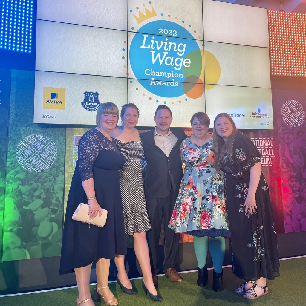 ChildrenNE's tweet photo. What a night! It was a privilege to celebrate the @LivingWageUK last night with other shortlisted Champions. A huge well done to our friends @PostcodeLottery for their Funder Champion win. 🏆 👏 https://t.co/Mpfw6FsP1a