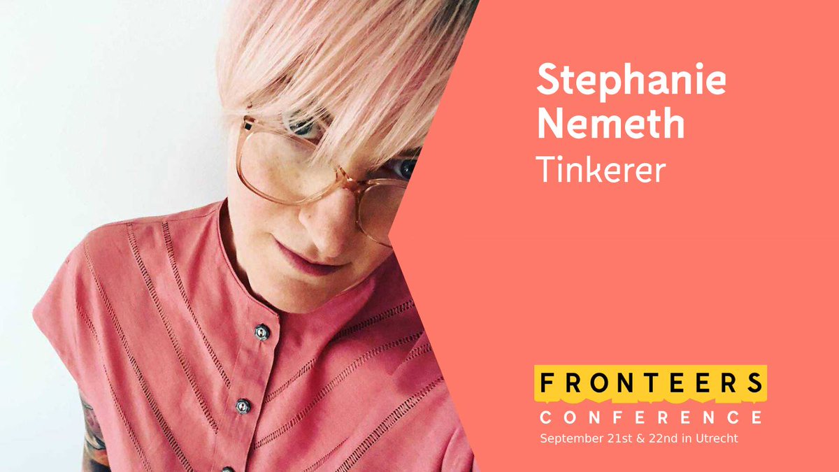 Hacking toys with Javascript, you don't hear that every day. 😅 September 21st &amp; 22nd Stephanie Nemeth (<a href="/stephaniecodes/">Stephanie</a>) will show you how. No ticket yet? Hurry, this is the only opportunity left to see her talk about hamster walkie talkies! 🐹 

fronteersconf.org/tickets/