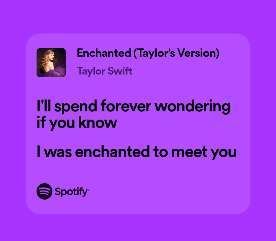 Am I dreaming or what? 🥺💜🤌

#SpeakNowTaylorsVersion
#TaylorSwift