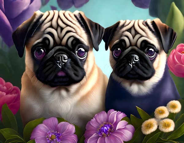 whaleionaires's tweet photo. Adorable Pugs! NFT Art by Susana Lucia. Like your favorite in this collection https://t.co/5DoKAWxbKf… #NFTdrop #puglove #OpenSeaNFT #artforsale #RARITYCOLLECTION #NFTart #puglife #PugLover #pugs https://t.co/3EwPdy4WrJ