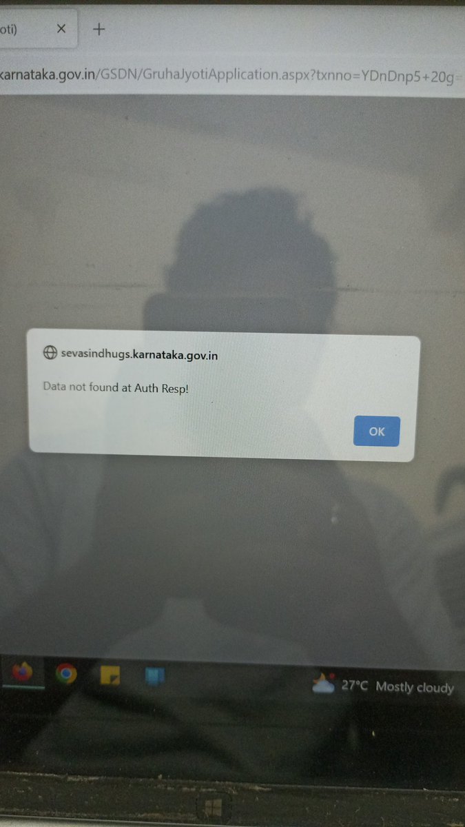 kk2kiran's tweet photo. @OfficialGescom @GESComNews Not able to register in Gruha jyoti scheme. 
Below is the error. https://t.co/cBLoPLuTRp