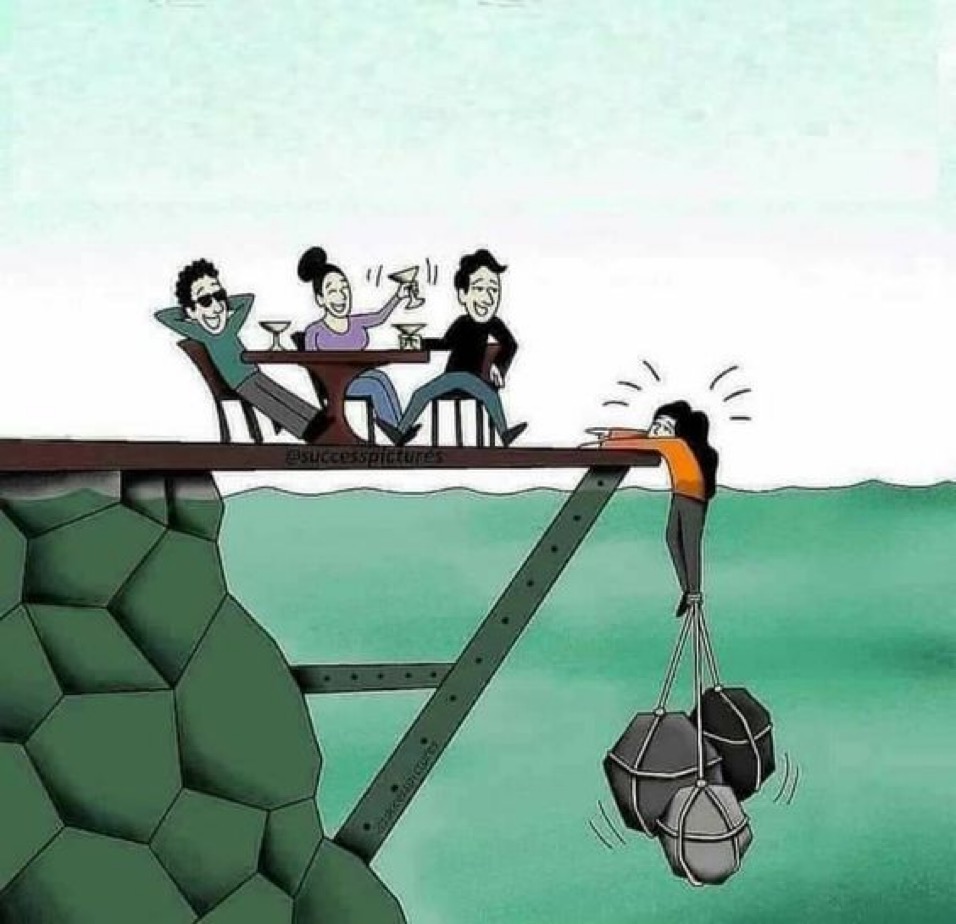 Never laugh at someone. You don't know what they are going through.