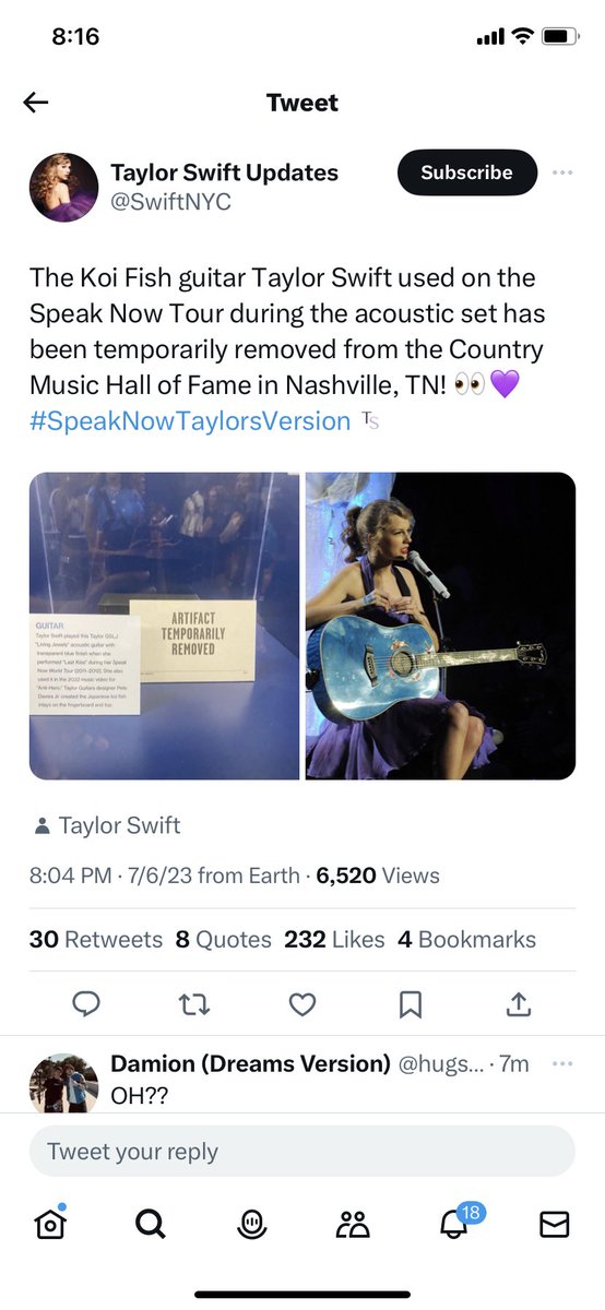 DierMadison's tweet photo. I can’t tell if she’s a witch or a genius 
#SpeakNowTaylorsVersion https://t.co/DHAibwXsx4