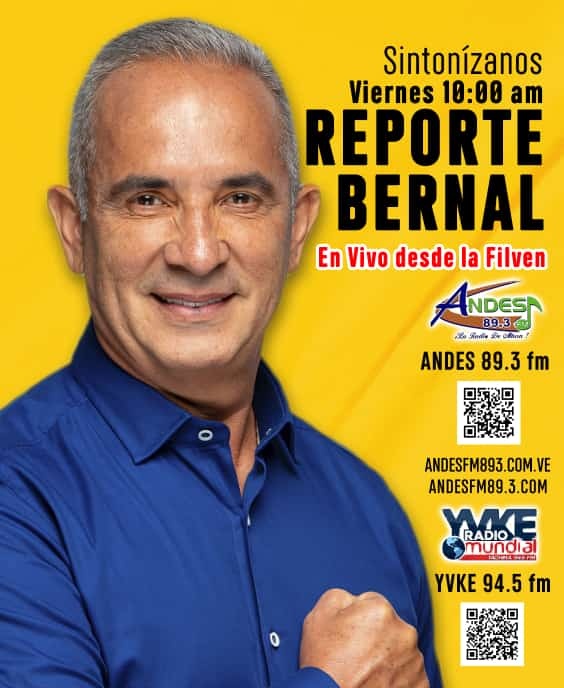 Hoy #Viernes #07Julio Sintoníza al Gobernador <a href="/FreddyBernal/">Freddy Bernal</a> desde las 10am a través de <a href="/andesfm893/">ANDES 89.3Fm</a> y <a href="/YvkeTachira/">Yvke Tachira</a> en su programa #ReporteBernal en vivo desde la #Filven2023
<a href="/BermudezJoseA/">Bermúdez José</a> #SoyComunicadorClap