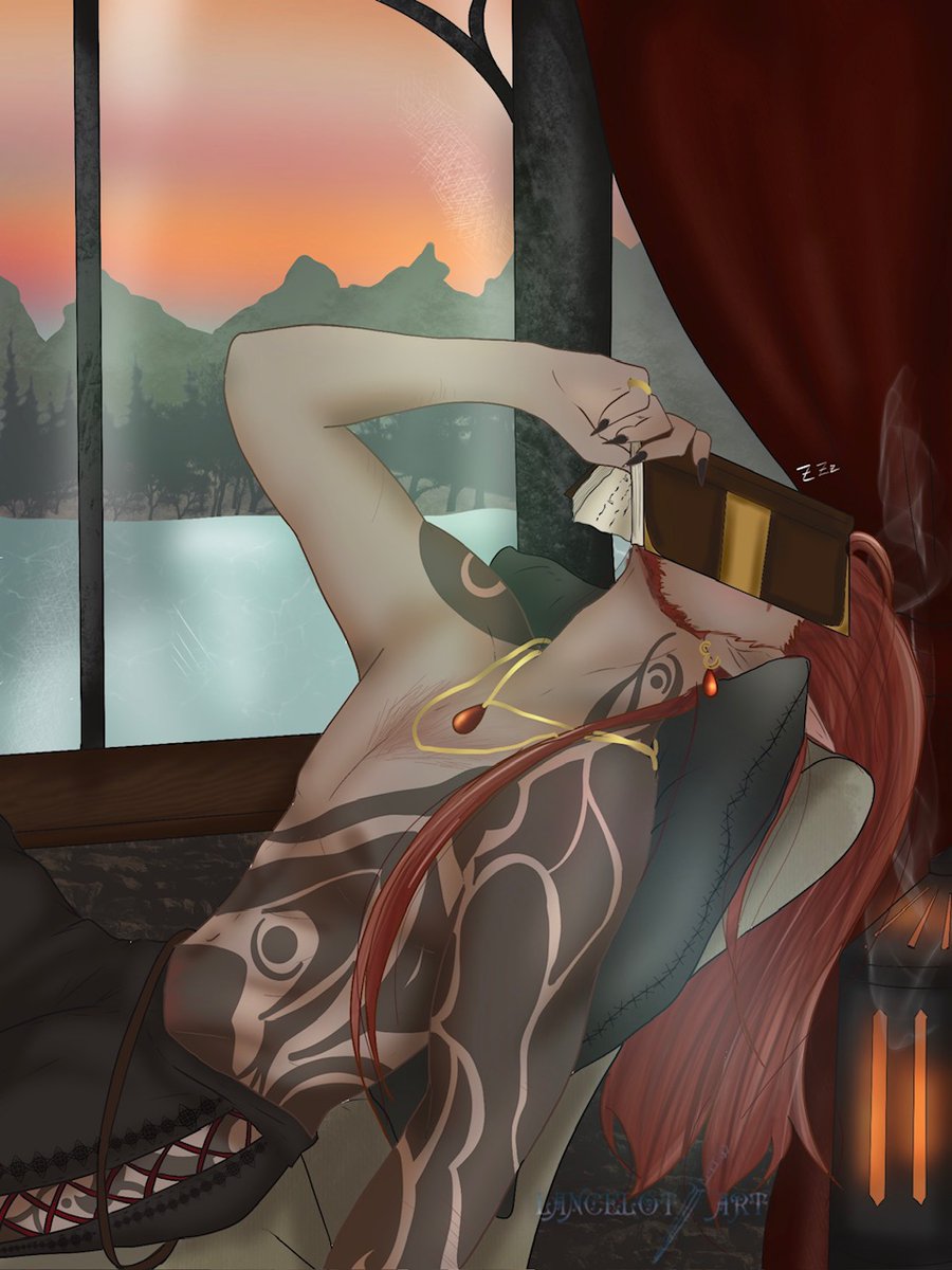 Kintav the Phoenix King 👑 hard at work~

#originalcharacter