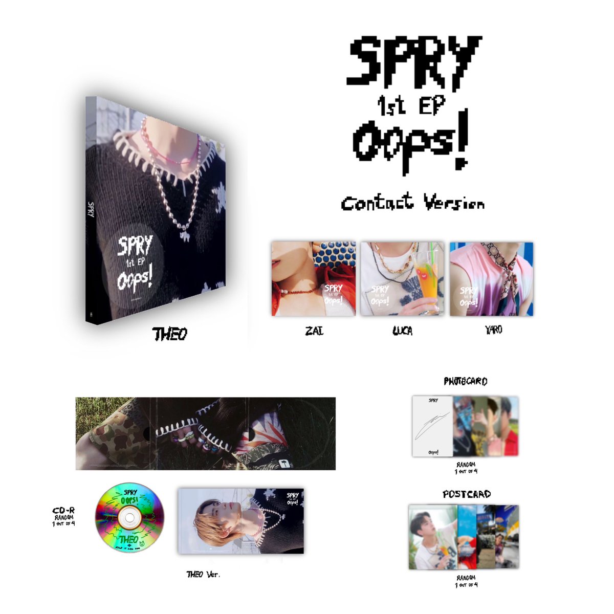 SPRY 1st EP ‘Oops’ Album Preview

Pre-Order Now Available: spryshop.carrd.co

💿 ➫ 2023.07.11

#SPRY #스프라이 #Oops 
#THEO #LUCA #ZAI #YARO