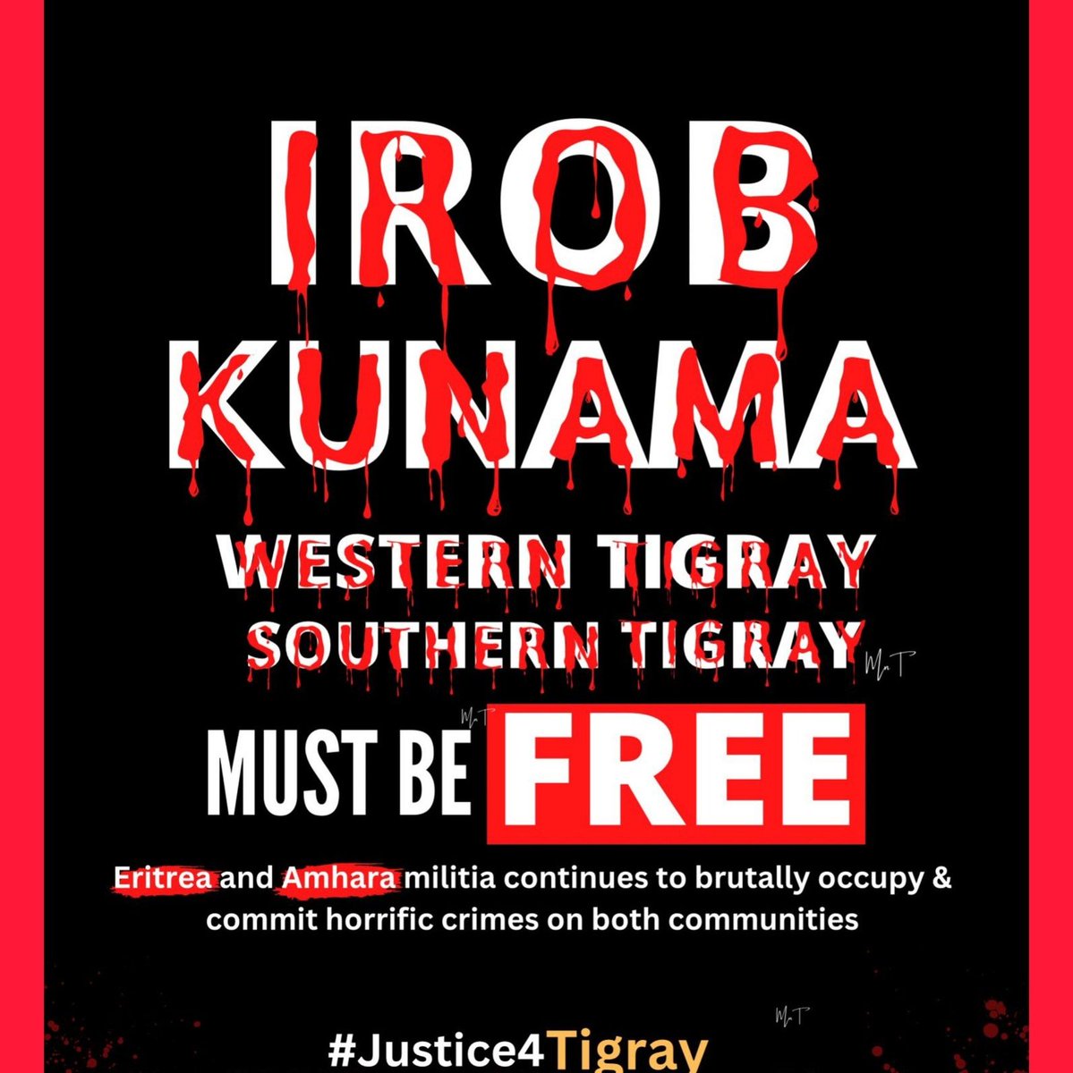 GebreNiguse's tweet photo. Today marks #237days since peace deal signed in Pretoria.But, there is a proof of Eritrea & Amhara invading forces still present in #Tigray committing #TigrayGenocide @StateDept @UN @POTUS @UN_HRC @SecBlinken @MikeHammerUSA @EUCouncil @EU_Commission @eu_echo @antonioguterres https://t.co/7jEs8a4yf2