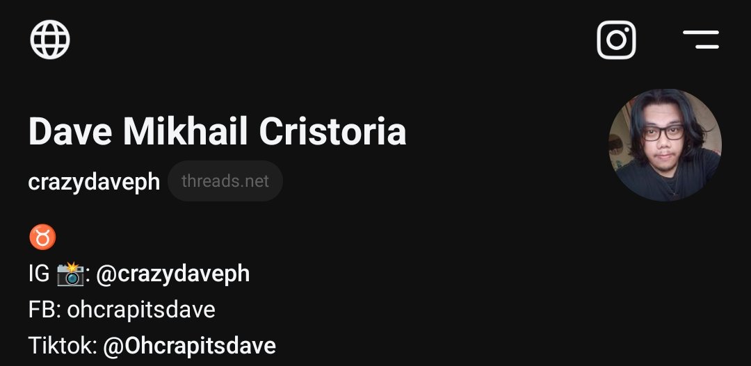 OhcrapitsDave's tweet image. Joining the bandwagon. #ThreadsApp #threadsbymeta #Metaverse #Meta