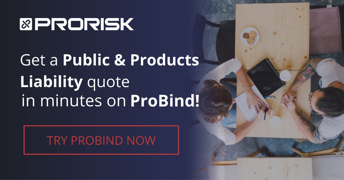 ProRisk's tweet photo. Our Public &amp; Products Liability insurance policy starts from as little as $200 + charges a year, that's less than the cost of 1 cup of coffee per week. Get a quote today on https://t.co/k6VtdGJnPQ https://t.co/WxSIcTOFYR