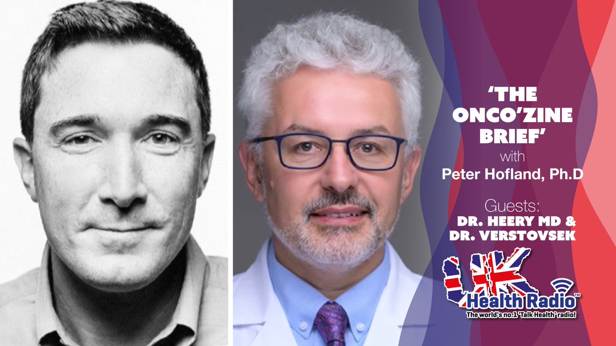 UK Health Radio™ (@ukhealthradio) on Twitter photo The <a href="/OncoZine/">Onco'Zine - Network</a> Brief with Peter Hofland on <a href="/ukhealthradio/">UK Health Radio™</a> - Dr. Heery MD, medical oncologist with expertise in the translational & clinical development of #immunotherapies & Dr. Verstovsek about the developments in treatment of myeloproliferative neoplasm.
bit.ly/3K9XFzF The <a href="/OncoZine/">Onco'Zine - Network</a> Brief with Peter Hofland on <a href="/ukhealthradio/">UK Health Radio™</a> - Dr. Heery MD, medical oncologist with expertise in the translational & clinical development of #immunotherapies & Dr. Verstovsek about the developments in treatment of myeloproliferative neoplasm.
bit.ly/3K9XFzF