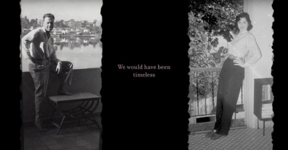 SwiftNYC's tweet photo. 📸 Timeless lyric video on YouTube shows pictures of Taylor’s grandparents, Marjorie and her great love, as the story of the song plays in the background 🥹✨💜 #SpeakNowTaylorsVersion https://t.co/LcSbQZlHxv