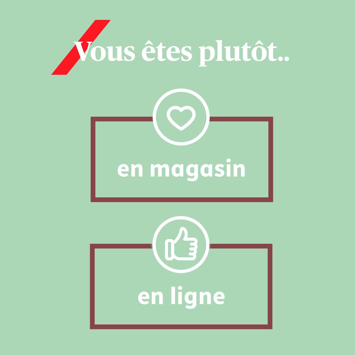 [28 juin 2023 - 25 Juillet 2023]
C'est les #soldes 🛍️
L'occasion de dénicher de bonnes affaires en boutiques mais aussi en ligne.
Et vous, vous êtes plutôt shopping 2.0 ou shopping traditionnel en magasin ?