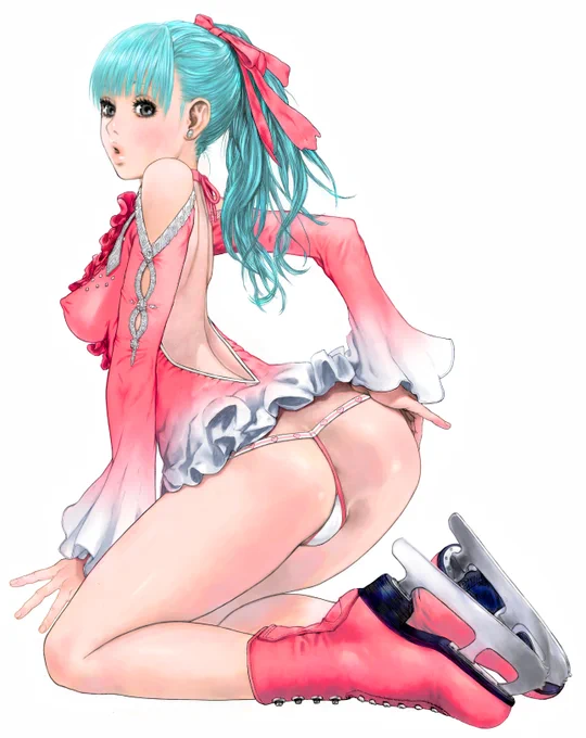 #ポニーテールの日 昔描いたポーにーテール 