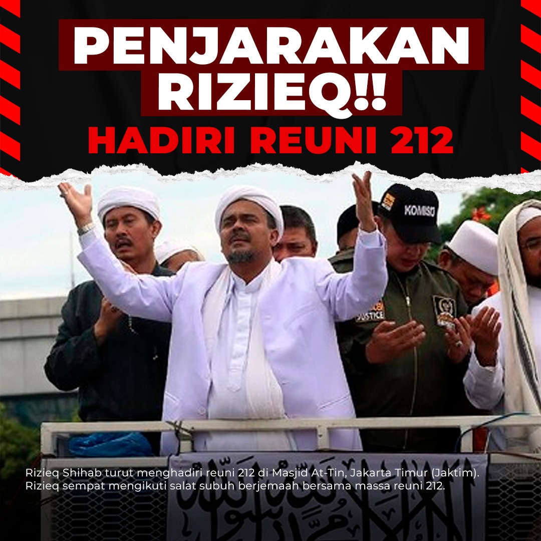 rayasasa01's tweet photo. Tangkap MRS !!! Hadiri Reuni 212 Di Jakarta
#Rizieq #rizieqsihab #penjarakanrizeqsihab #melanggarhukum #habibrizieqshihabs #reuni212 #rizieqperusaknkri #rizieqcorengnamabaikislam #penjarakanhabibrizieq #habibrizieqbinsyihab #rizieqpatutdipenjarakan https://t.co/SipETqB5kn