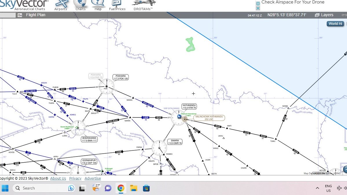 HArjyal's tweet image. IF there were non-stop flights between Chengdu/TFU and Delhi/DEL, they could use the available airways B345 or L626 to get to DEL overflying🇳🇵. There are none so far and flying takes anything between 20 to 40 hrs with 1 or 2 intermediate stops. #hassle