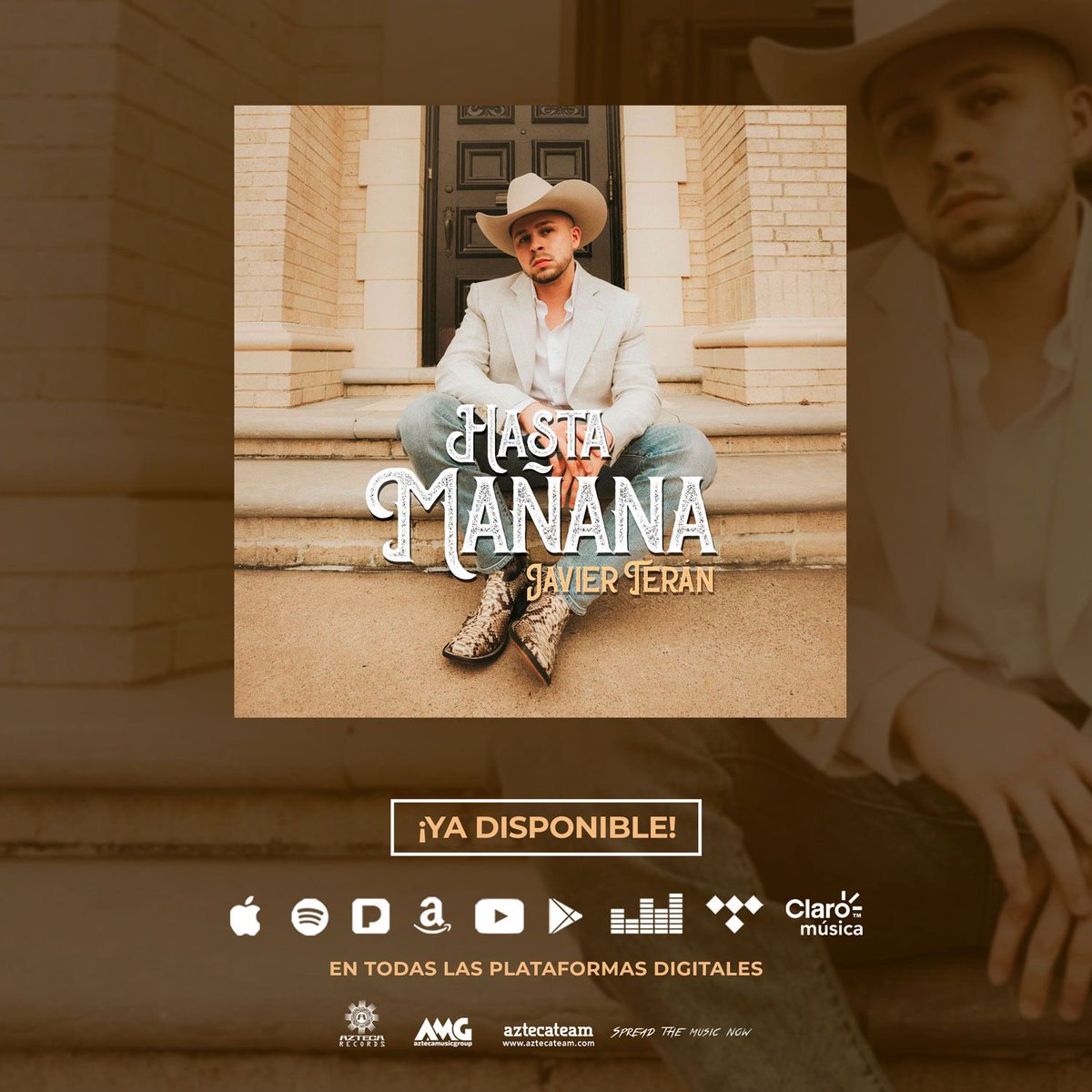 javiergteran's tweet photo. Mi nuevo sencillo #HastaMañana ya esta disponible ‼️ Vayan a escucharla en todas las plataformas digitales 🙏🏼🫶  Gracias a todos por su apoyo como siempre #esteesjavierteran  #aztecarecords

Haganle cliq aqui ——> https://t.co/XqrXgsNqEb https://t.co/hhV1pDmY6b
