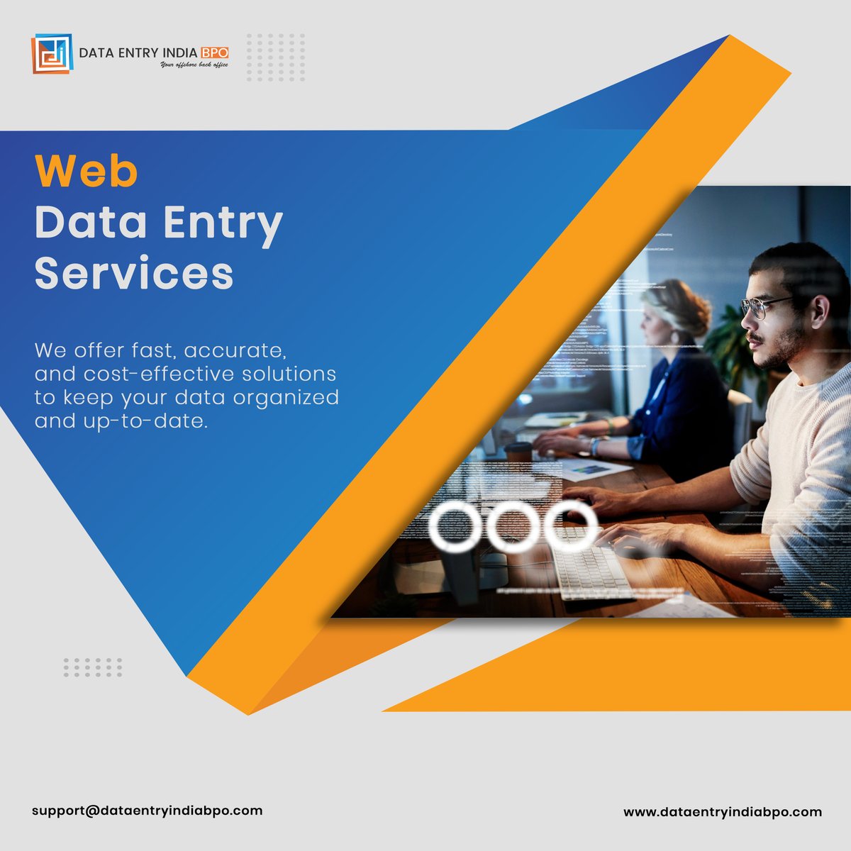 DataEntryBPO's tweet image. Unlock the power of accurate and organized data with our Web Data Entry Services! 
Read more: dataentryindiabpo.com/web-data-entry…
Email us: support@dataentryindiabpo.com
#webdataentry #dataentry #outsourcing #BPOservices #business