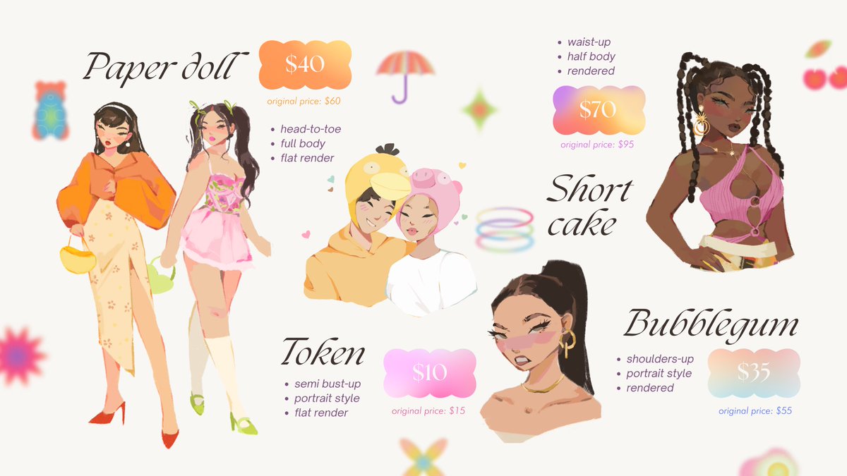 sleepypixieart's tweet photo. —— Hi!!! It’s my birthday!!!🥹✨

COMMISSIONS OPEN 

💐 So that means DISCOUNTED PRICES on all comm styles! 💐 Up to 35% off! 

🍸 DM if interested <3
💝 Limited slots
🍰 more details below https://t.co/TUbpAX1i3k