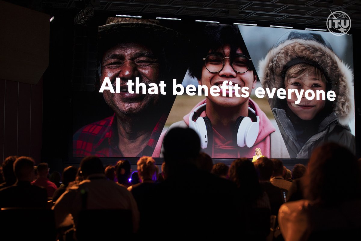 AIforGood's tweet photo. Are you ready for day 2?

We are looking forward to seeing you at the CICG for the last day of the Global Summit! So many more sessions to go, dynamic interactions with #robots, #music #art and many more!

Don't miss out and join us!

@ITU
#ITUaiSummit #AIforGood https://t.co/1y3dXI4SPT