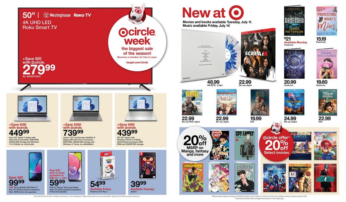 Wario64's tweet photo. Target weekly ad (starts Sunday) https://t.co/7gjvYdISrs https://t.co/16QfCUEPRY