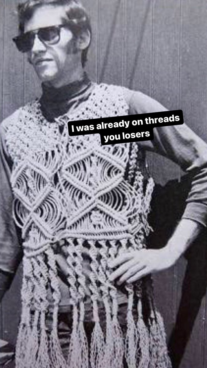 TroyDillinger's tweet photo. I was on Threads before all you posers. https://t.co/of0UwraYmz