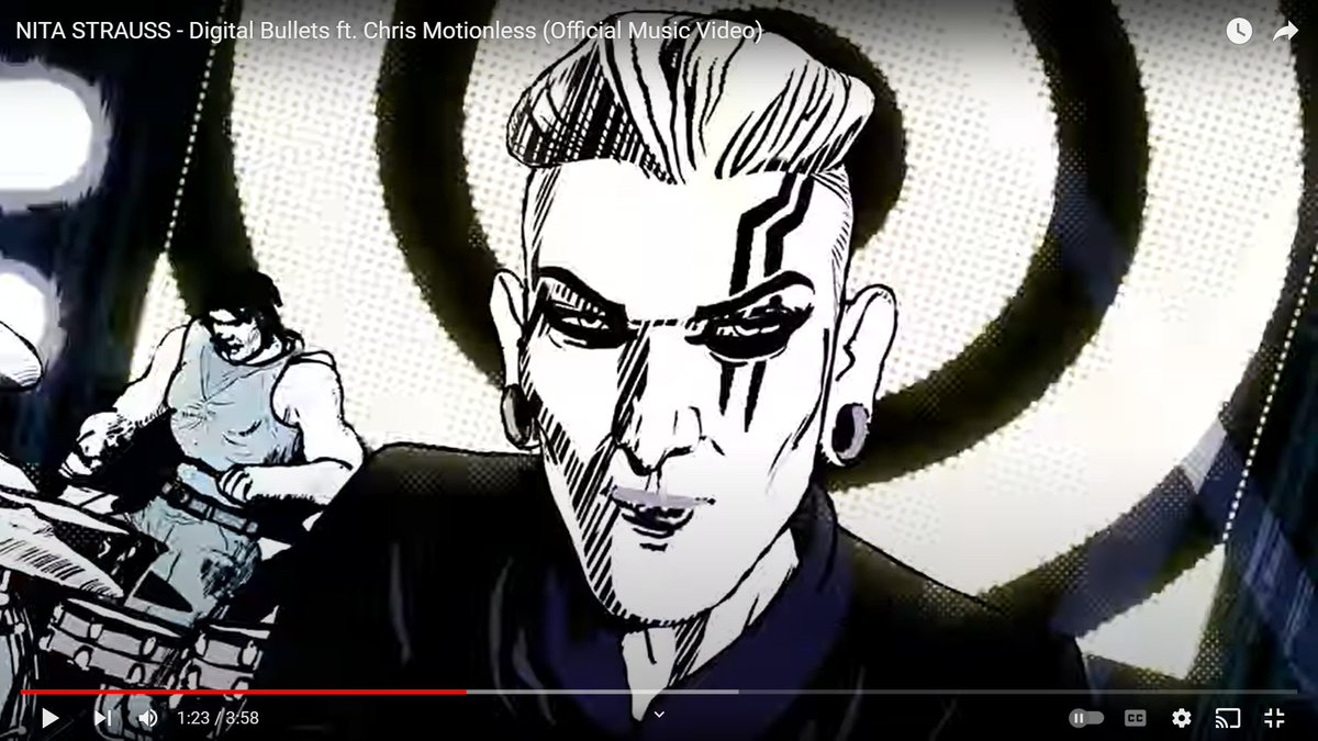 FreakshowKing95's tweet photo. OBSESSED with animated Chris and serving the sass in the last shot lol. #DigitalBullets #chrismotionless #nitastrauss https://t.co/IBEvQtHioX