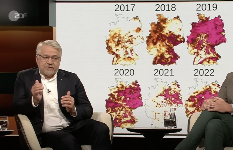 permakulturBlog's tweet photo. Waldbrände und Dürren: Wann geht uns das Wasser aus? | Markus Lanz vom 15. Juni 2023
Dietrich Borchardt bei Markus Lanz , auch in unserem Buch "Aufbäumen gegen die Dürre"  mit einem spannenden Interview vertreten, über Wasser.

https://t.co/DgnbegvLVI https://t.co/LgnafxCydW