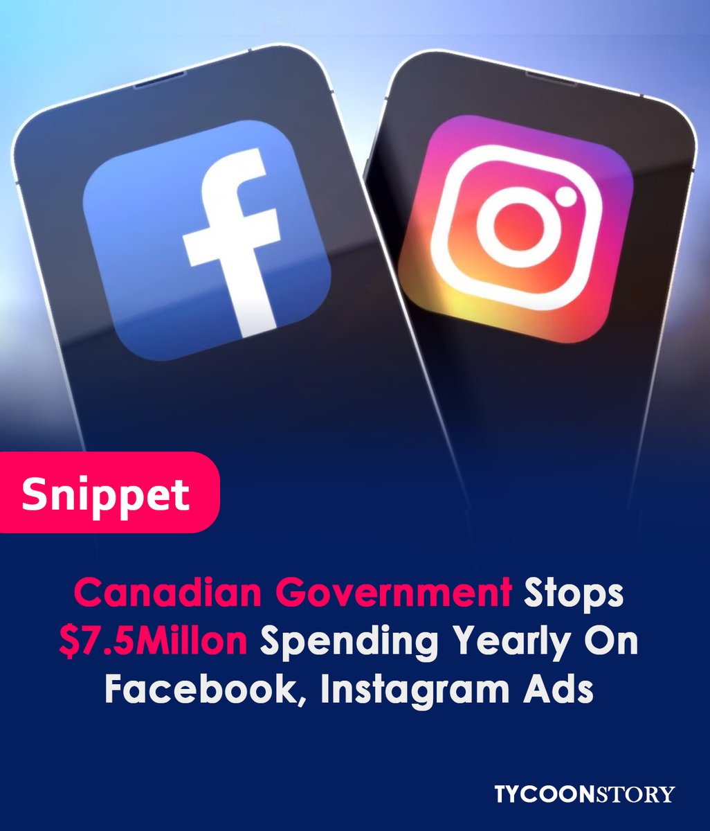 TycoonStoryCo's tweet photo. Canada's federal government has made the decision to cease all advertising on Facebook and Instagram platforms.
#google #media #facebook #BillC18 #TechLegislation #MetaCriticism #digitalmedia #PublisherRights #OnlineNewsAct #facebookads #instagramads https://t.co/bOUOouaxUY