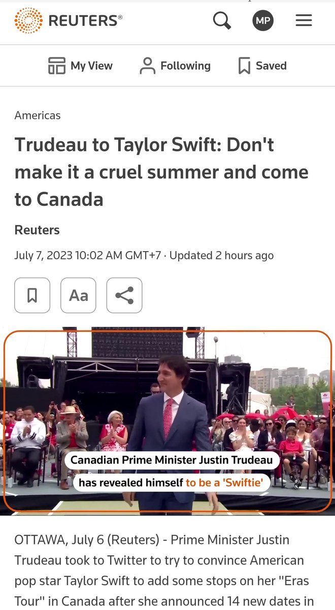 Political leaders begging for a @taylorswift13 concert seems to be the new trend this summer.