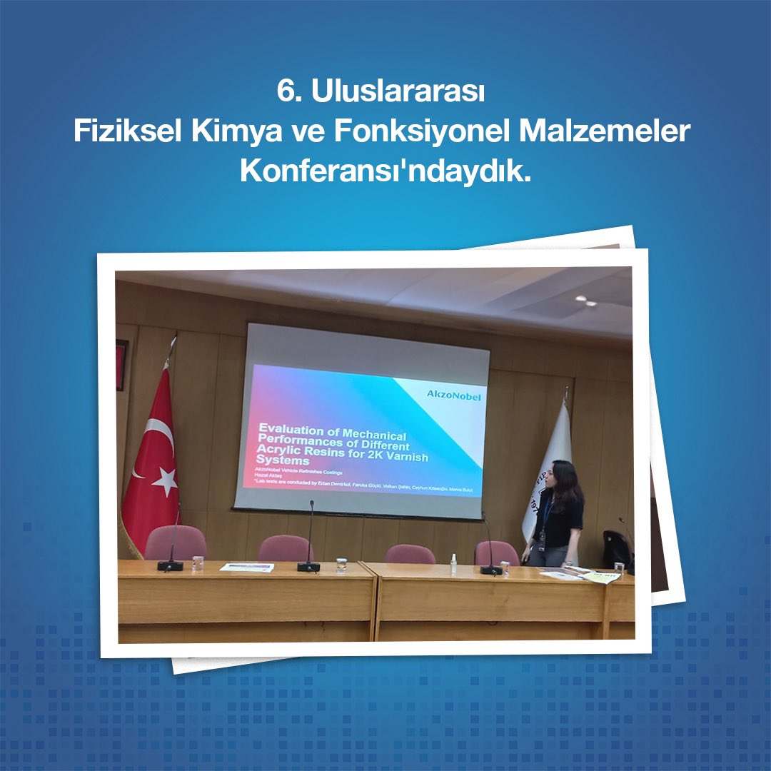 13-14 Haziran tarihlerinde Elazığ’da gerçekleşen 6. Uluslararası Fiziksel Kimya ve Fonksiyonel Malzemeler Konferansı'nda biz de vardık.

#akzonobel #akzonobelkemipol #physicalchemistry #functionalmaterials #akrilikreçine #acrylicresins #konferans #sunum #materials #renk #boya