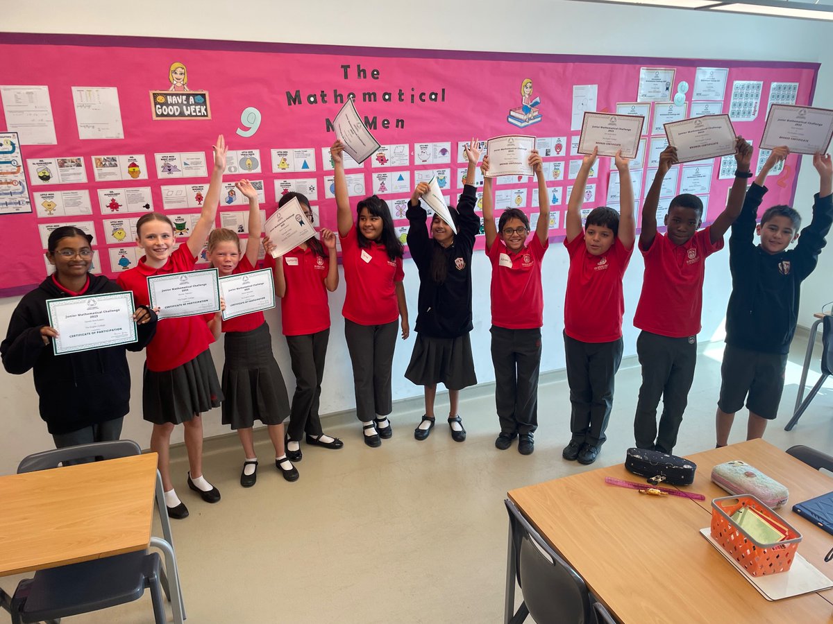 Lots of End of Term celebrations this week. Including rewarding our <a href="/SparxMaths/">SparxMaths</a> winners and congratulating our year 6’s on their successful transition lessons and <a href="/UKMathsTrust/">UK Maths Trust</a> scores. See you in Year 7! 👋🏻 

Happy Holidays Everyone! ✨ #SchoolsOutForSummer