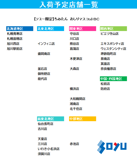 ちみたんおしりマスコット2種（完・全・完に割れている状態とのこと