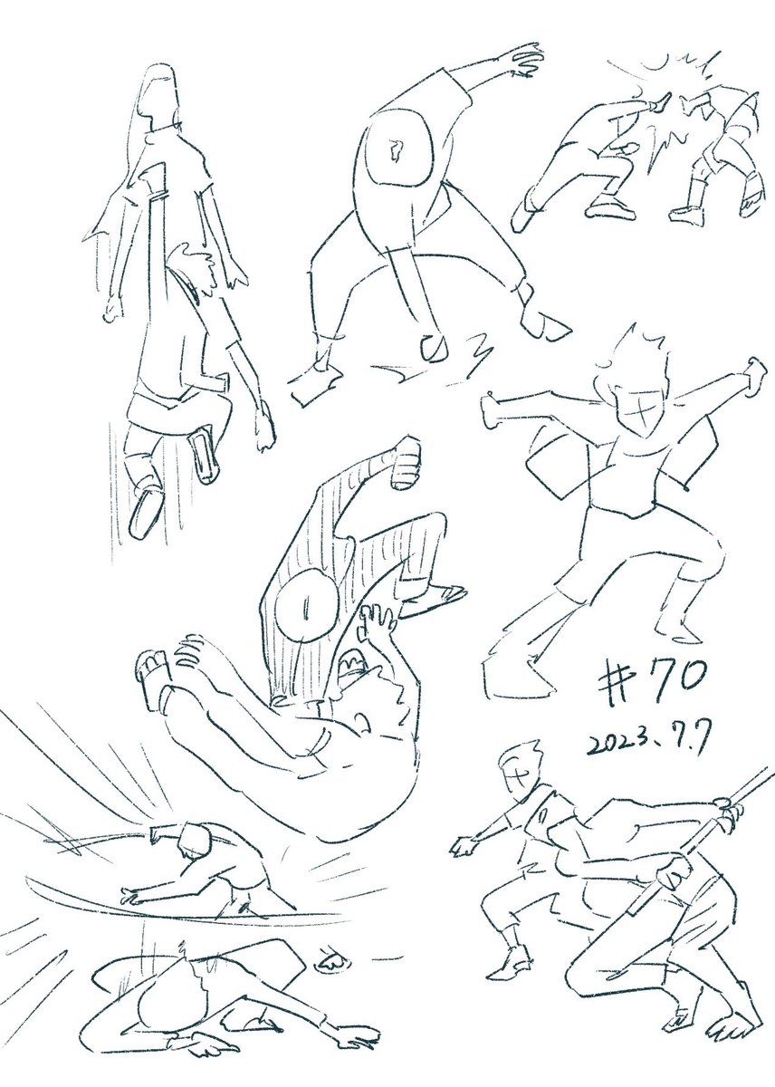 #70
ジェスドロから視点を変えてみて動きの模写(戦闘シーン)をしてみてます。相変わらず知らないことが多い...!
手はより柔らかな線を意識しました。
#ジェスドロ #手 #コルクラボマンガ専科 https://t.co/cvF6DBlGAB