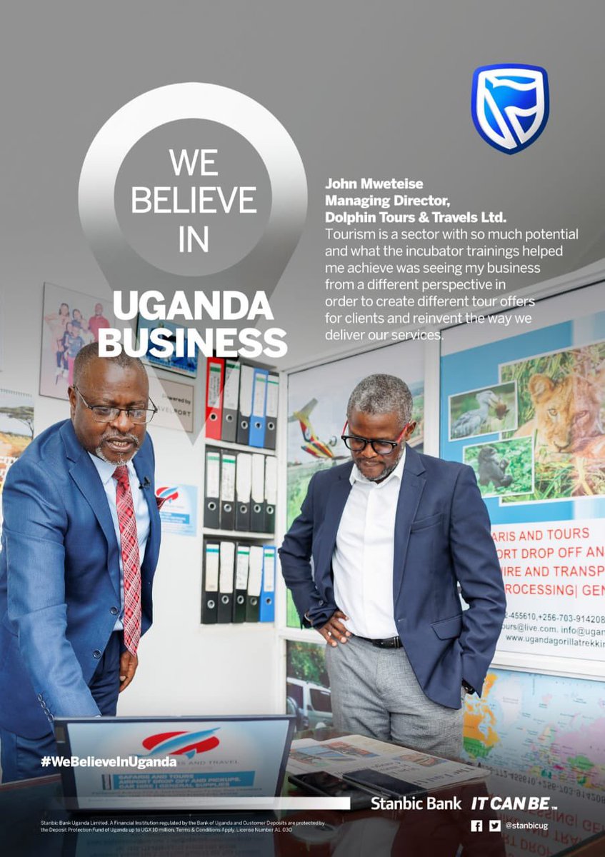 SBIncubatorUG's tweet photo. Earlier this week, @stanbicug launched Uganda’s first independent #Sustainability report by a financial institution.

Join us in our commitment to meaningful transformation as we empower communities, drive economic growth, and promote a sustainable future. 

#WeBelieveInUganda https://t.co/fW6xiWR4eL