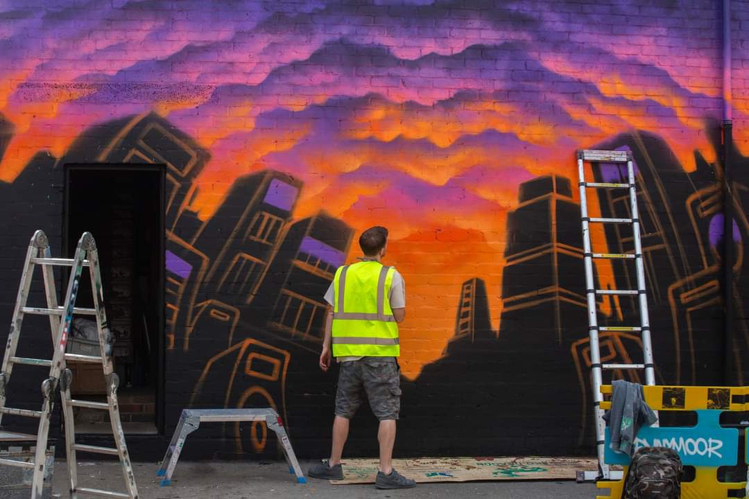 Tomorrow is our busiest day with a full roster of artists painting from 9am and an event in the gallery from 5-8:30pm. Coming to the event is a great way to show your support for the festival, even just stopping by will help us with getting more funding for next year.

#?! #!?