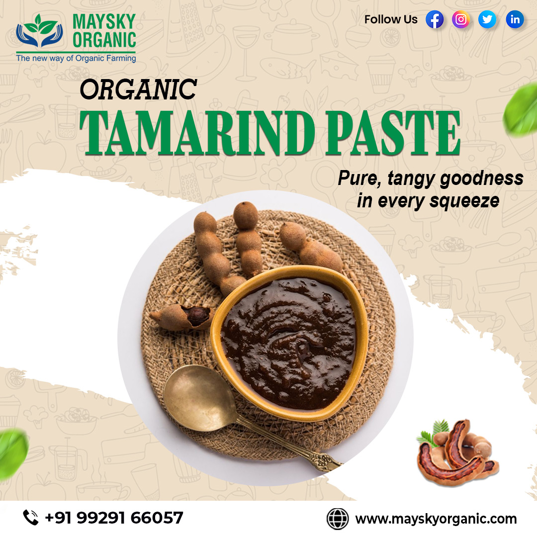 rawrootsorganic's tweet photo. Discover the tangy delight of Maysky Organic's Tamarind Paste! Made from handpicked organic tamarinds, our paste adds a burst of flavor to your culinary creations. Experience the authentic taste of nature, free from chemicals and additives. Elevate your dishes with https://t.co/FRxLHWuHos