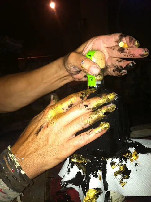 FansGrieco's tweet photo. The Master working... Emotions... #RichardGrieco #RichardGriecoFans #Griecoart @Richard_Grieco #www.griecoart.com https://t.co/0WnBqTR4OT