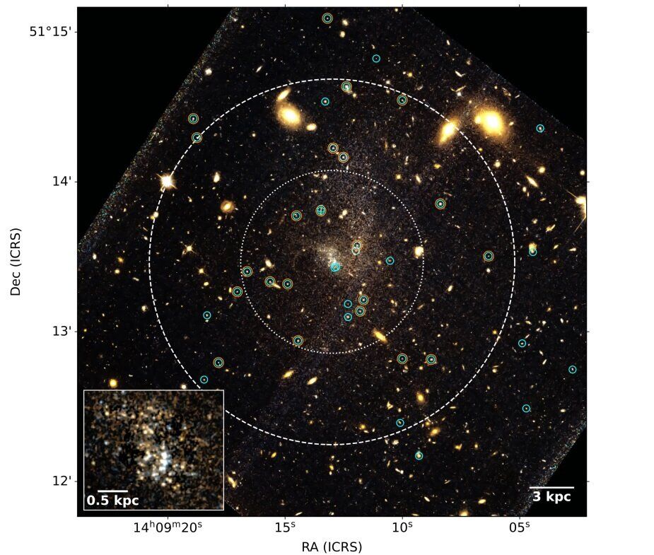 talius's tweet image. Astronomers explore the #Properties of #Ultra-#Diffuse #Galaxy #UGC 9050-Dw1

Using Hubble &amp;amp; Jansky VLA, astronomers have investigated UGC 9050-Dw1. The study has insights into the properties of this UDG.  It shows signs of recent star formation activity.. bit.ly/3NpT0tU