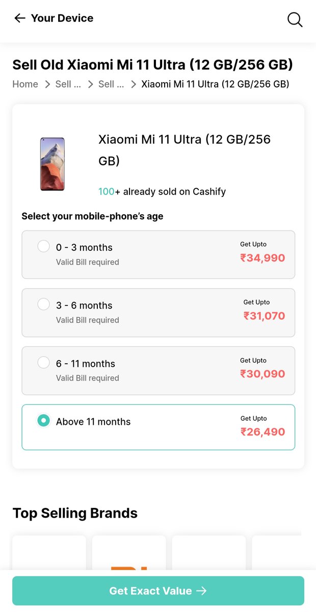 prasylum's tweet photo. @hawkeye @XiaomiIndia 9/10:
Another funny observation: check the resale value of the phone. 
#Xiaomi12Pro
#Mi11Ultra
#XiaomiIndiaScam
#XiaomiMasterClass
#XiaomiAcademy
#XiaomiStudios
#XiaomiStore7thAnniversary
#LiveVividLetsVibe
#MakeNightsVivid
#XiaomiFanFestival2023
#PlaytheBeat
#XiaomiValentines https://t.co/CBso8G9jPD
