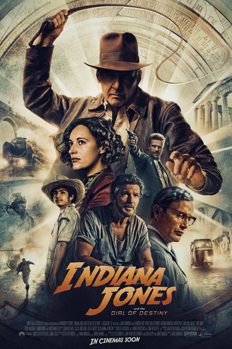aven's tweet photo. Had the best time at Indiana Jones with my Darling!! What a great night! Coulda walked back into the theater and watched it a second time! #IndianaJones #IndianaJonesAndTheDialOfDestiny #lovedit #soooomuchfun https://t.co/XT5VaprGjc