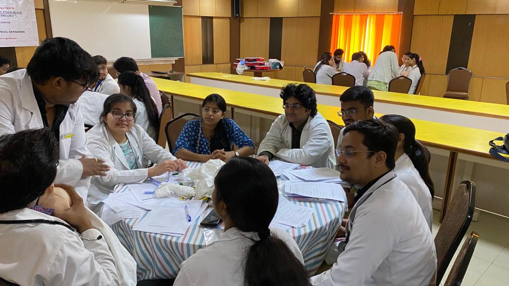 himshospital's tweet image. Basic #NeonatalResuscitationProgram
#DepartmentofPediatrics conducted Basic Neonatal Resuscitation Program training for interns under the aegis of the Indian Academy of Pediatrics.
41 interns were trained through simulation-based full-day training.

#NRP #IAP #BnRP #HIMS