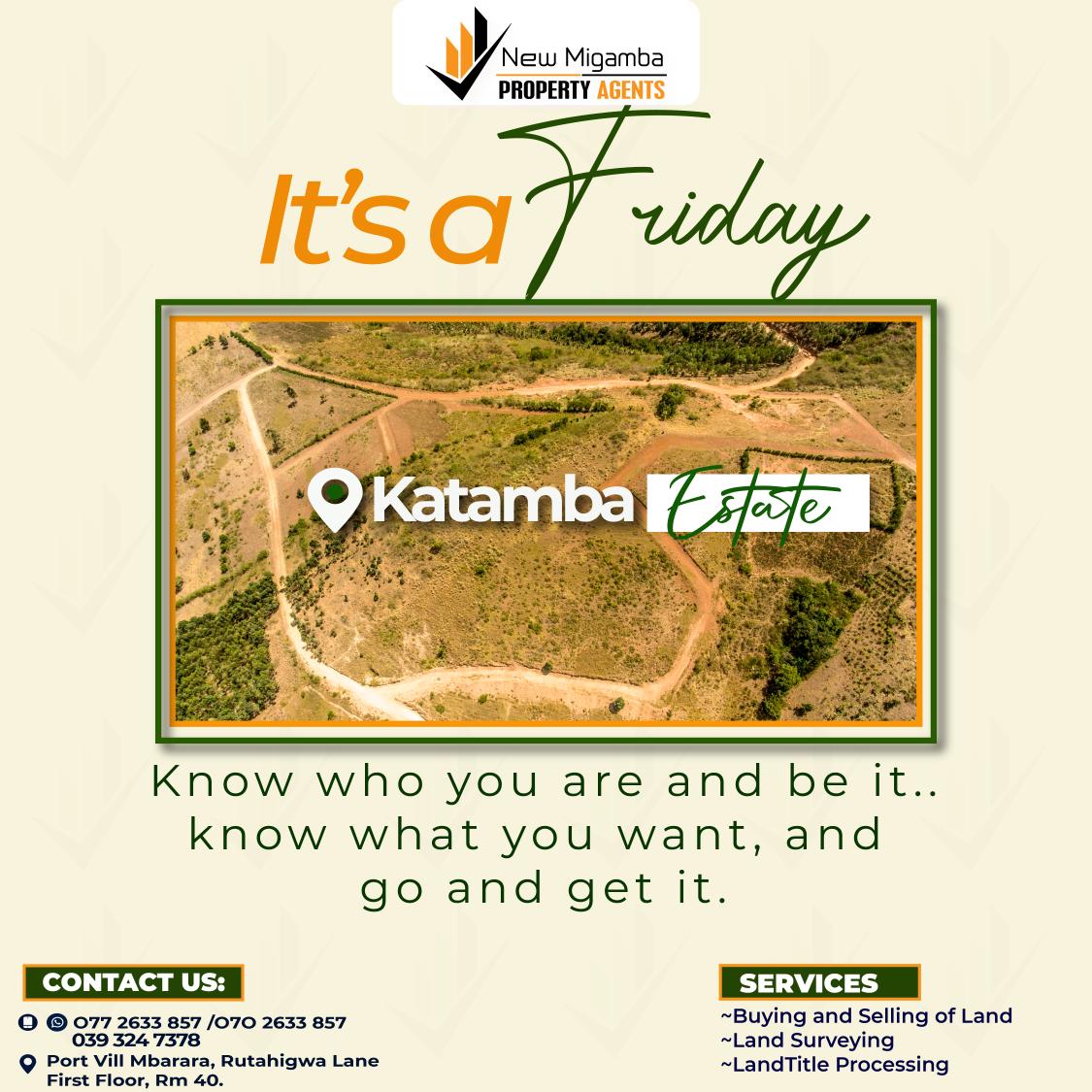 NewMigambaAgent's tweet photo. It's a Friday, know what you want and go out there and get it.
#mbarararealestates #land #RealEstate https://t.co/ne1hvMyWdZ