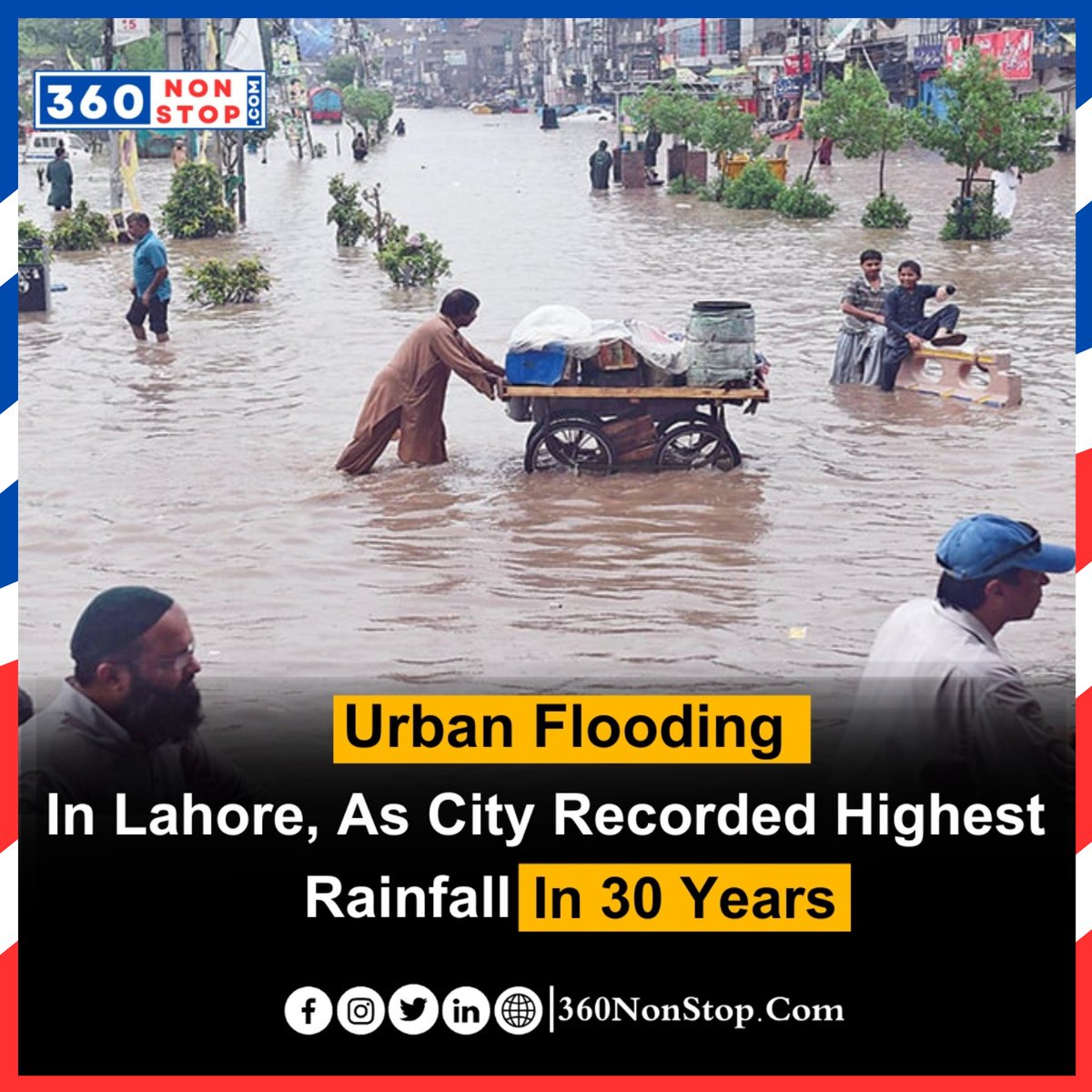 Urban Flooding In Lahore , As City Recording Highest Rainfall In 30 Years.
#Lahore #UrbanFlooding #HeavyRainfall #WeatherConditions #InfrastructureChallenges #DrainageSystem #DisasterManagement #ClimateChange #RainfallRecords #CityInfrastructure #FloodPrevention  #360nonstop