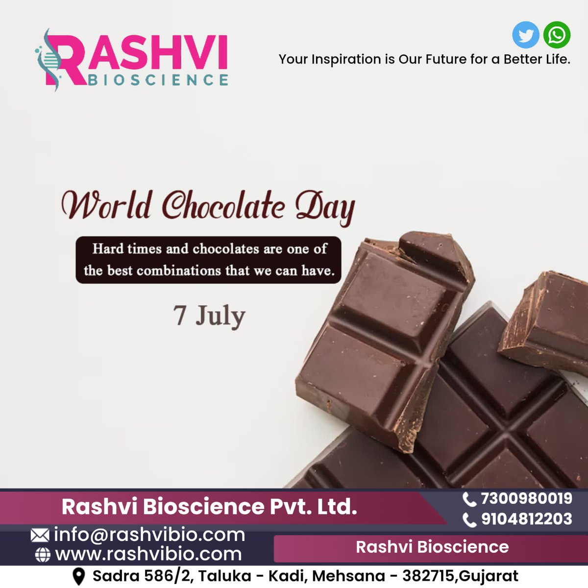 Hard Times and Chocolate are one of the best combinations that we can have.#WorldChocolateDay
#ChocolateDay
#HappyWorldChocolateDay
#ChocolateLover
#ChocolateAddict
#ChocolateDessert
#ChocolateTreat
#ChocolateYummy
#ChocolateHeaven
#ChocolateIsLife