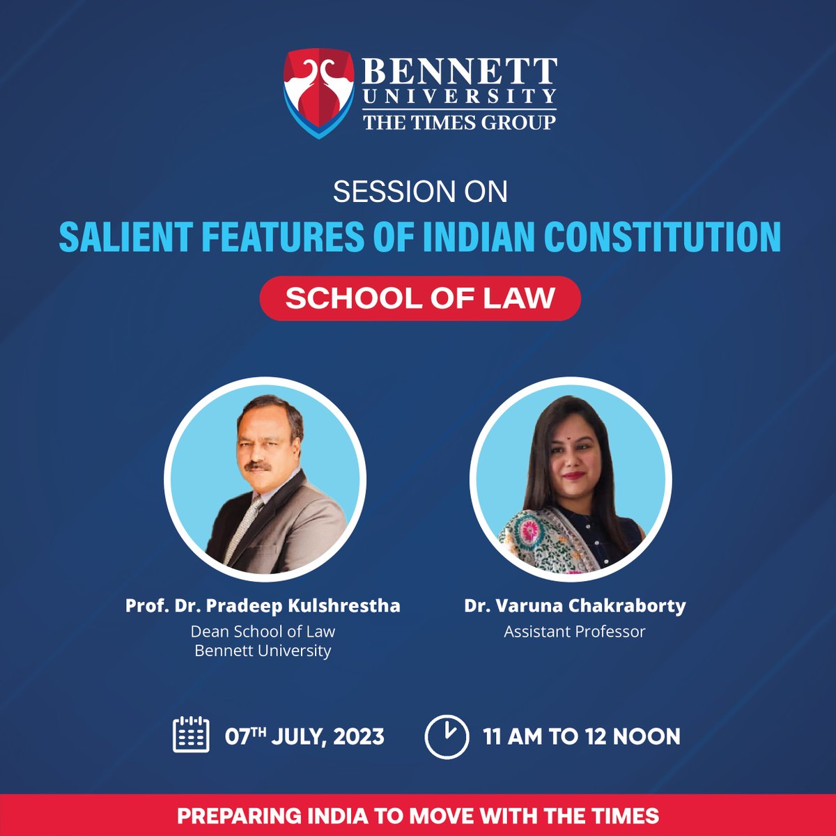 bennettuniv's tweet photo. Bennett University’s School of Law is conducting an informative and introductory online session for the freshmen to delve into the legal landscape and discover the essence of our democracy with key insights.

#BennettUniversity #SchoolofLaw #ConstitutionalInsights https://t.co/bPnMSPEW7Z