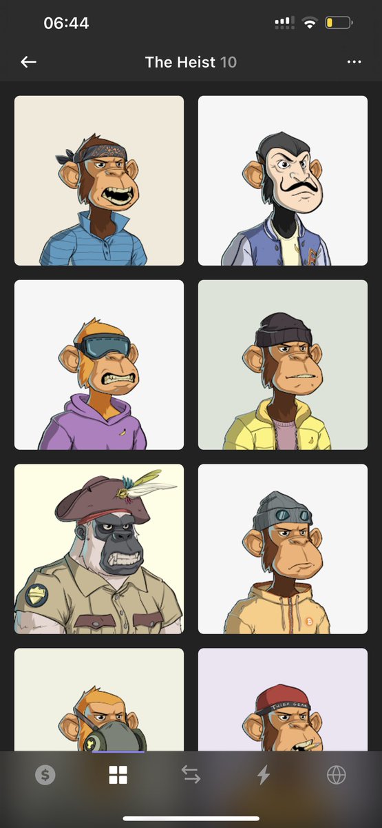 I have swept 9 chimps and 1 Gorilla to join the remdao and network with gamified staking chads.

We are building  a similar mechanic for <a href="/TaiyoPilots/">Pilots</a> for $GP so I’m excited to network and learn from the best! 

<a href="/playtheheist/">The Heist</a>