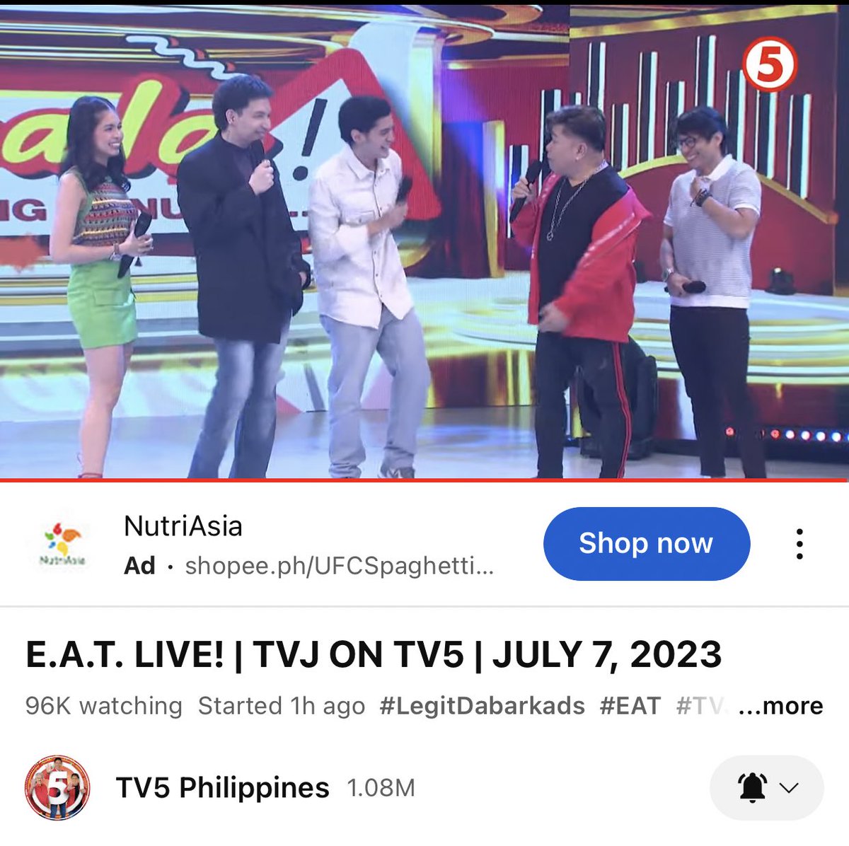 jakodeleon's tweet photo. For #TeamOnline: #TeamYoutube or #TeamFacebook? https://t.co/b6hdDdVPGv #EATTV5 https://t.co/oanuNFPwbL