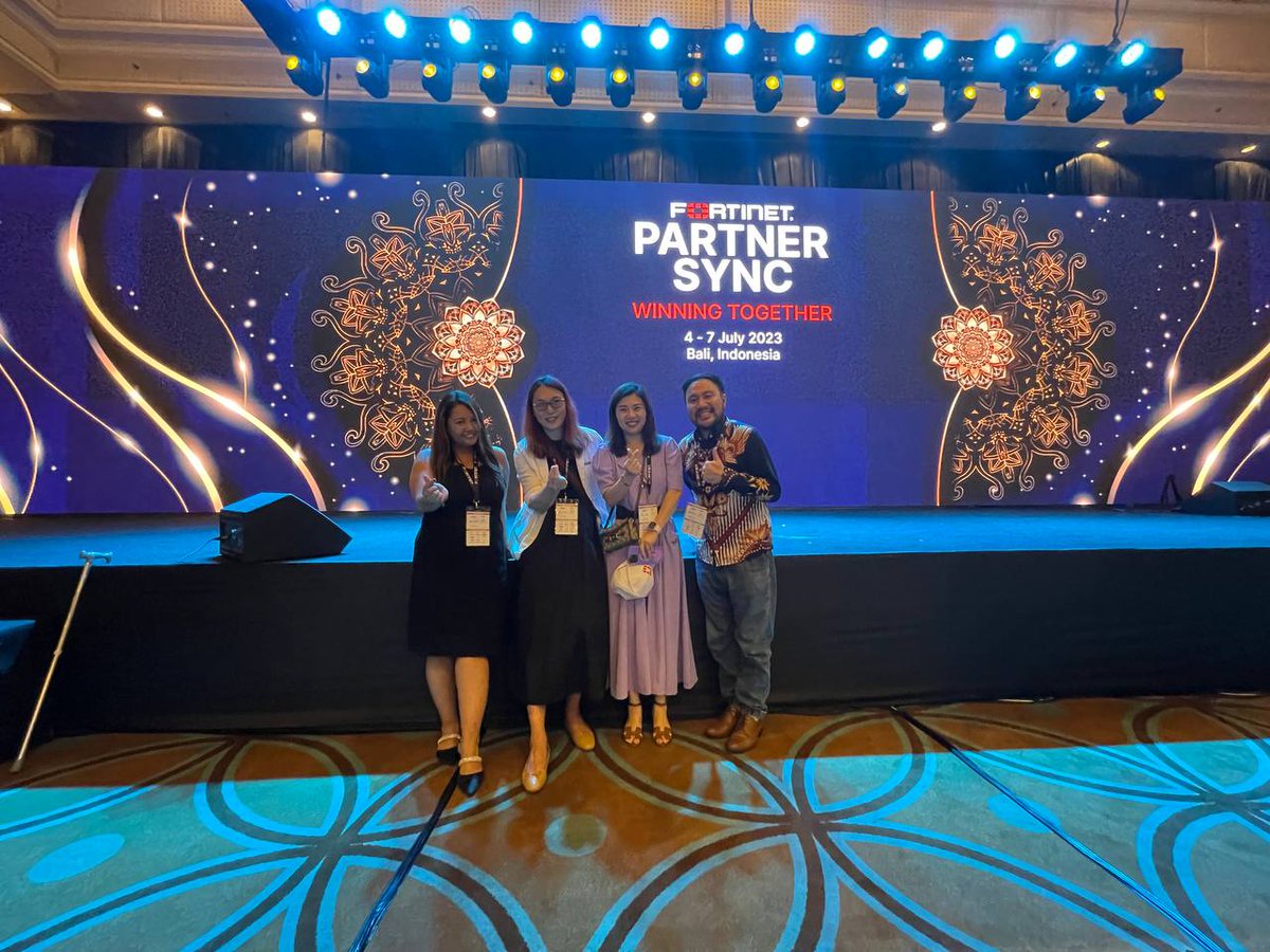 ednsdomains's tweet photo. #EDNS Domains is proud and excited to have been invited to the Fortinet Partner Conference, #PartnerSync, held in beautiful Bali, Indonesia, from 4th - 7th July 2023.
Find more details here: https://t.co/0KhFPf7ndA
#Web3together #WinningTogether #Cybersecurity #Web3news #Web3 https://t.co/dBIZaEGKBn