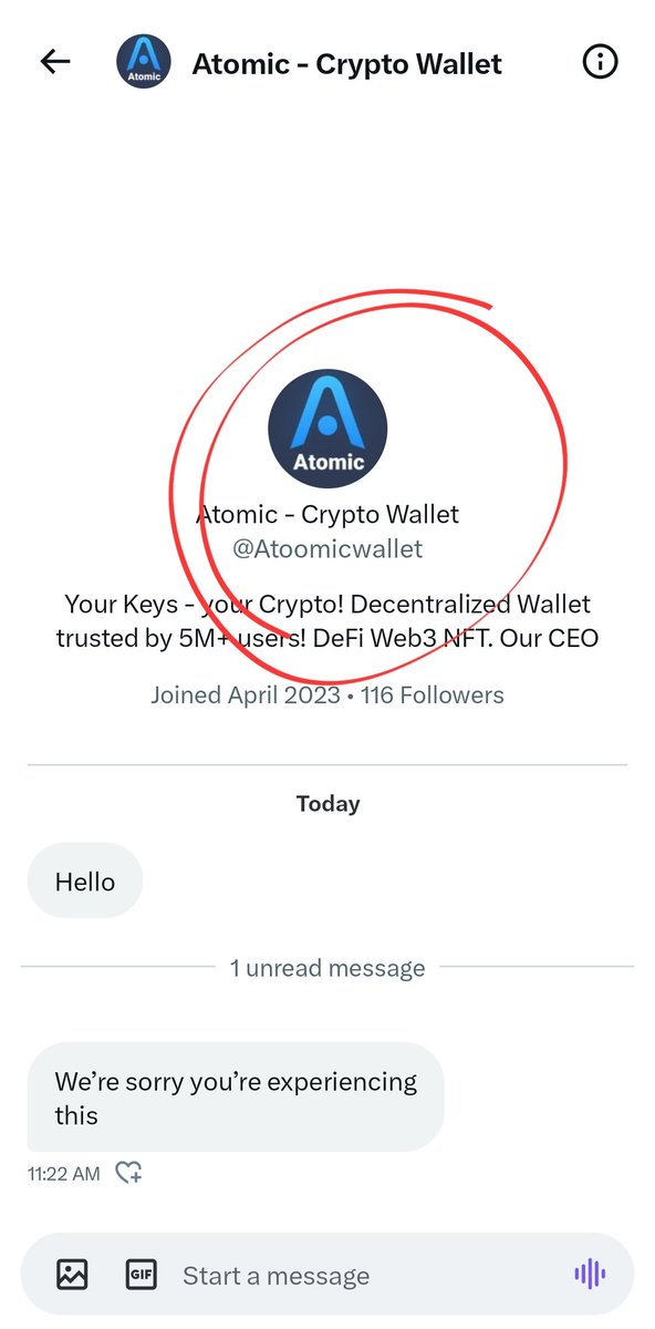 SrClever1's tweet photo. I reported that BTC and AWC had been stolen from my wallet on 6/23

 Atomic, this was an inside job.  You've never denied it.  You claim it's being investigated. F

Your keys, your crypto - You mean  send your crypto so we can fuking steal it

NO INVESTIGATION -- Atomic Lies!!! https://t.co/eHe2KKmJD5